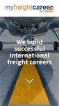 Mobile Screenshot of myfreightcareer.com.au