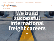 Tablet Screenshot of myfreightcareer.com.au